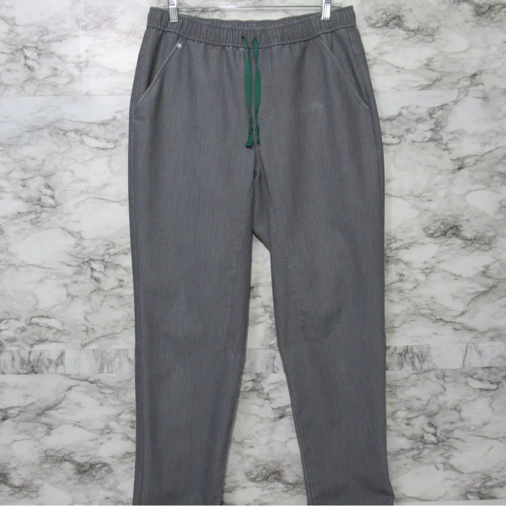 Figs Technical Collection Gray Tansen Jogger Scrub Pants Men’s Size Medium Tall